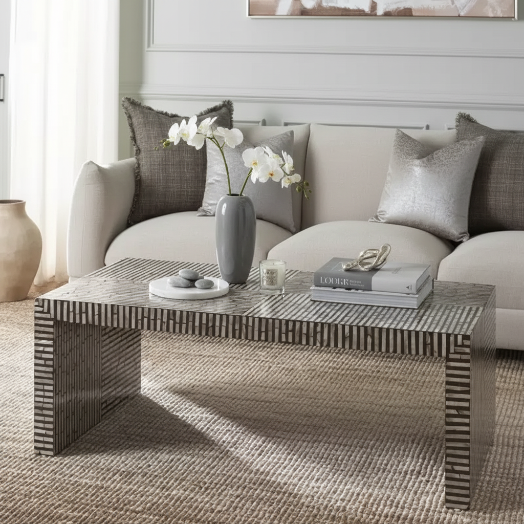 Table basse rectangulaire