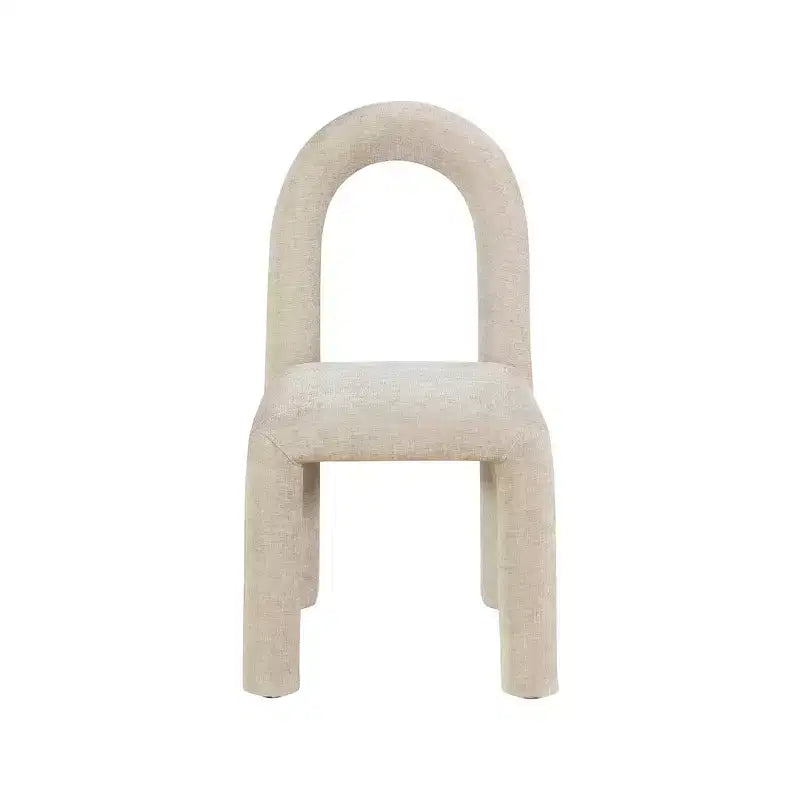 Chaise de salle à manger en tissu chenille