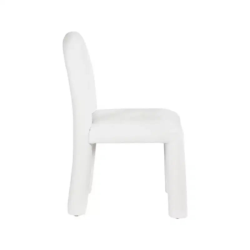 Chaise de salle à manger en tissu chenille