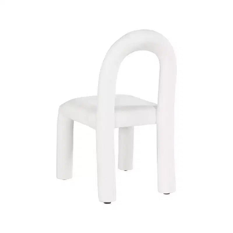 Chaise de salle à manger en tissu chenille