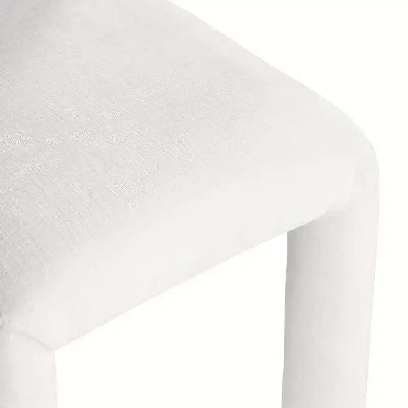 Chaise de salle à manger en tissu chenille