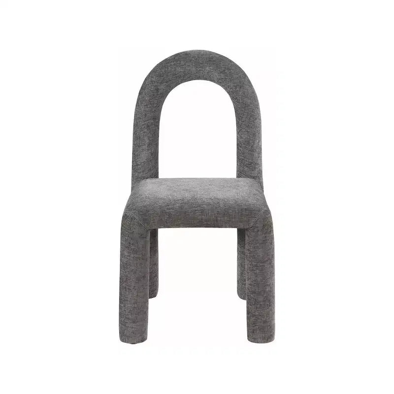 Chaise de salle à manger en tissu chenille