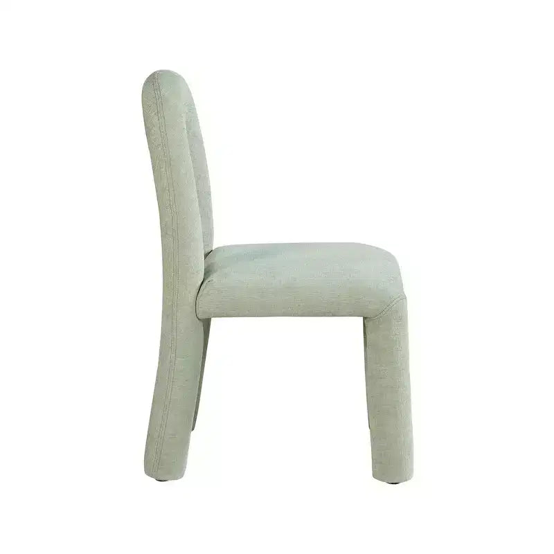 Chaise de salle à manger en tissu chenille