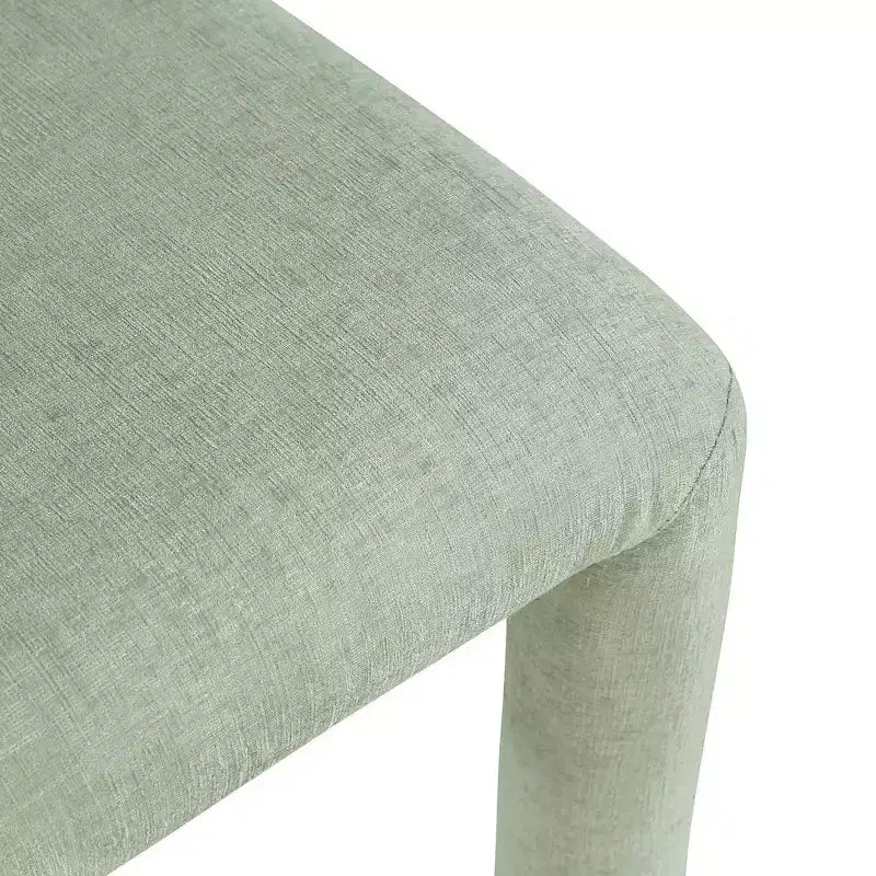 Chaise de salle à manger en tissu chenille