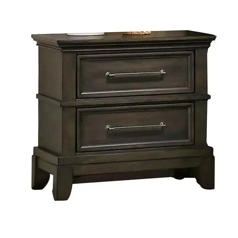 Table de chevet en étain en forme de couronne