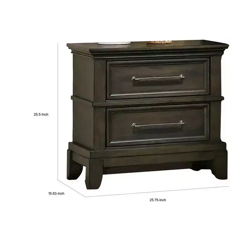 Table de chevet en étain en forme de couronne