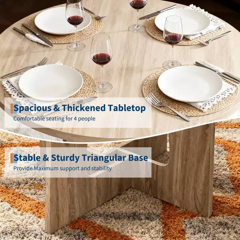 Table à manger de style ferme