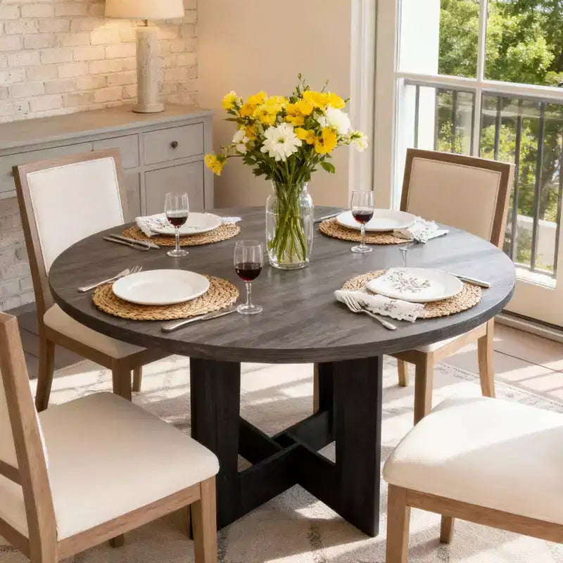 Table à manger de style ferme