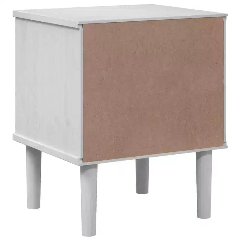 Table de chevet imitation osier