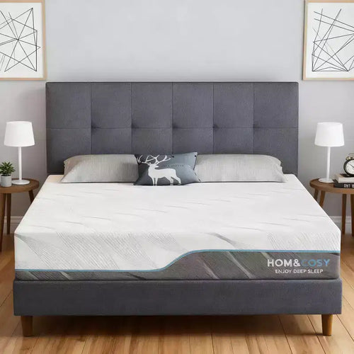 Dyonery Dual-Sided Memory Foam Mattress Medium & Extra Firm Support for Back Pain Relief CertiPUR-US Certified