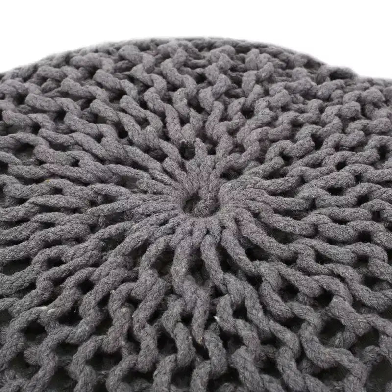 Pouf tressé