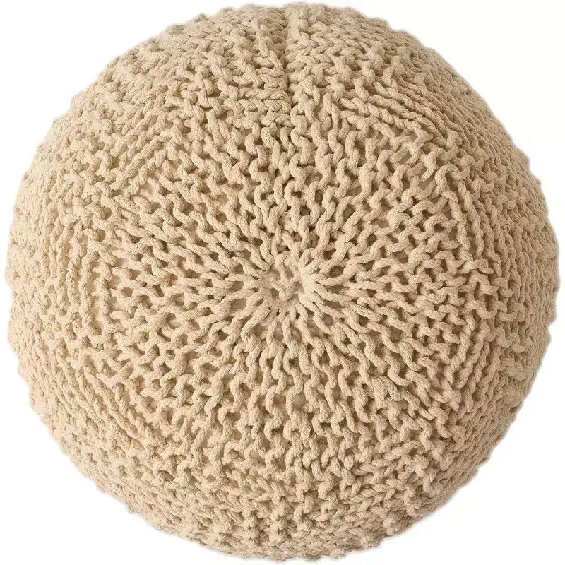 Pouf tressé