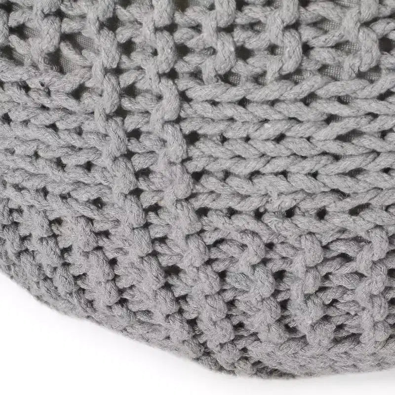 Pouf tressé