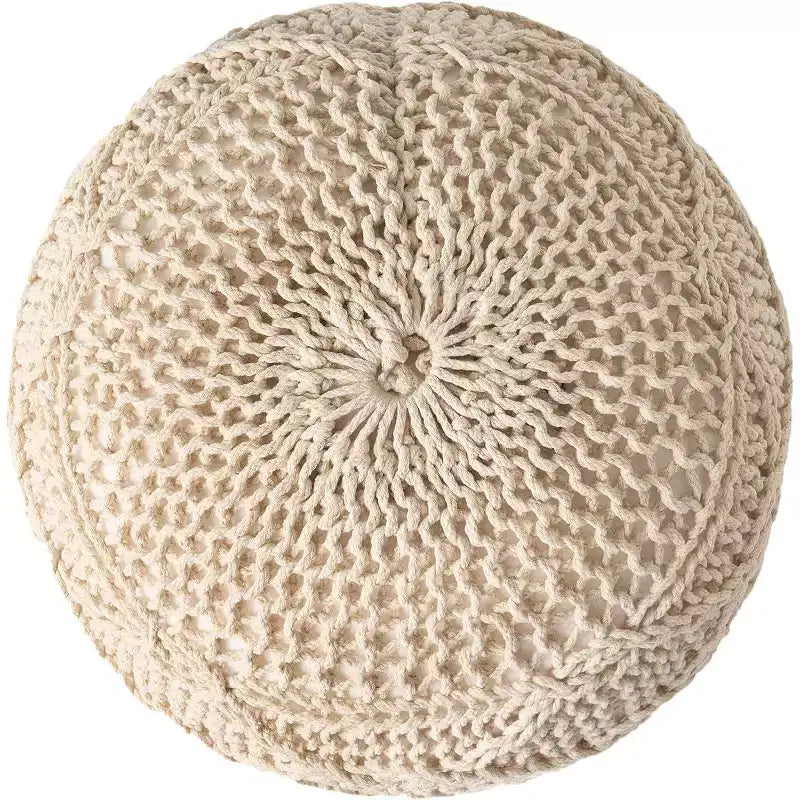 Pouf tressé