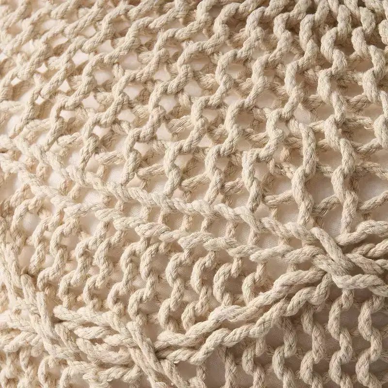 Pouf tressé