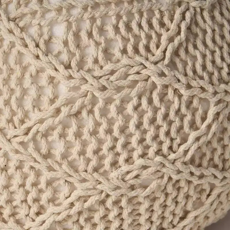 Pouf tressé