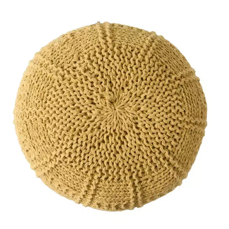 Pouf tressé