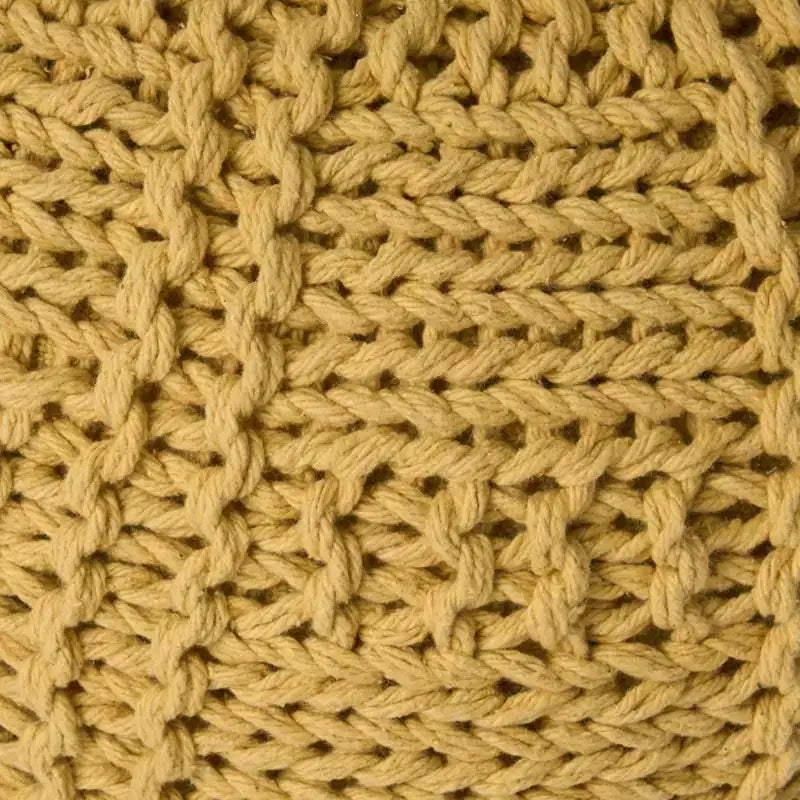 Pouf tressé