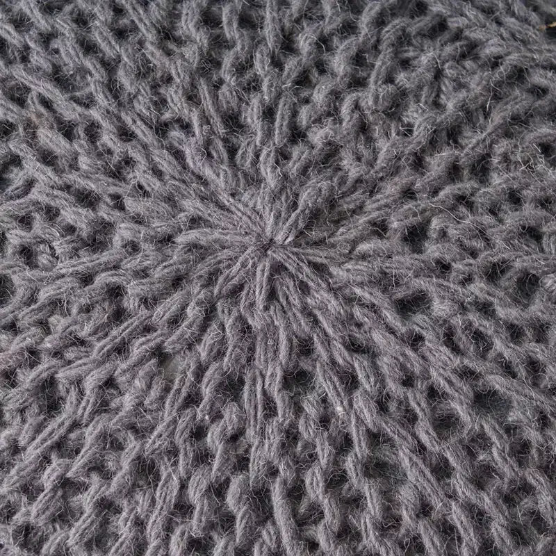 Pouf tressé