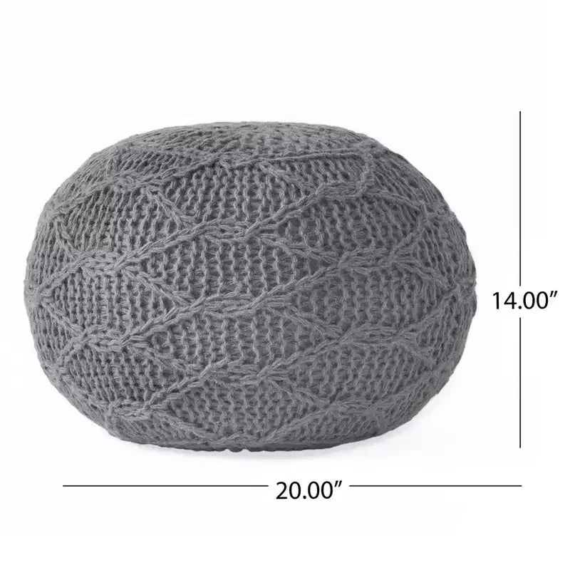 Pouf tressé