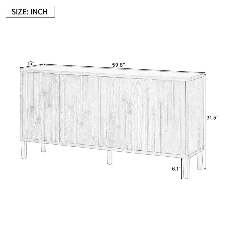 Buffet de style campagnard