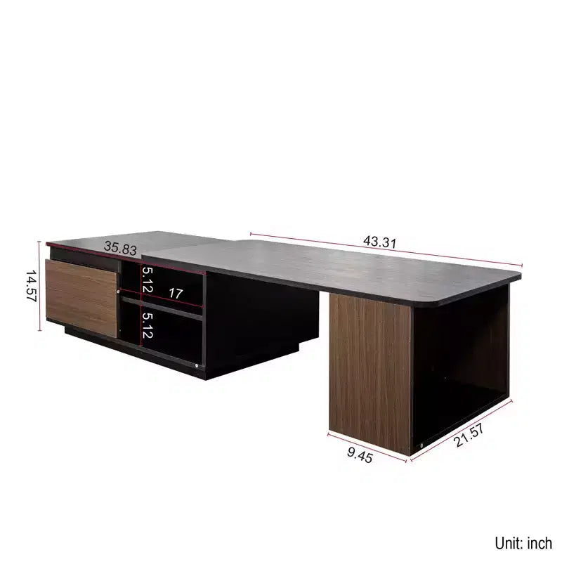 Table basse extensible