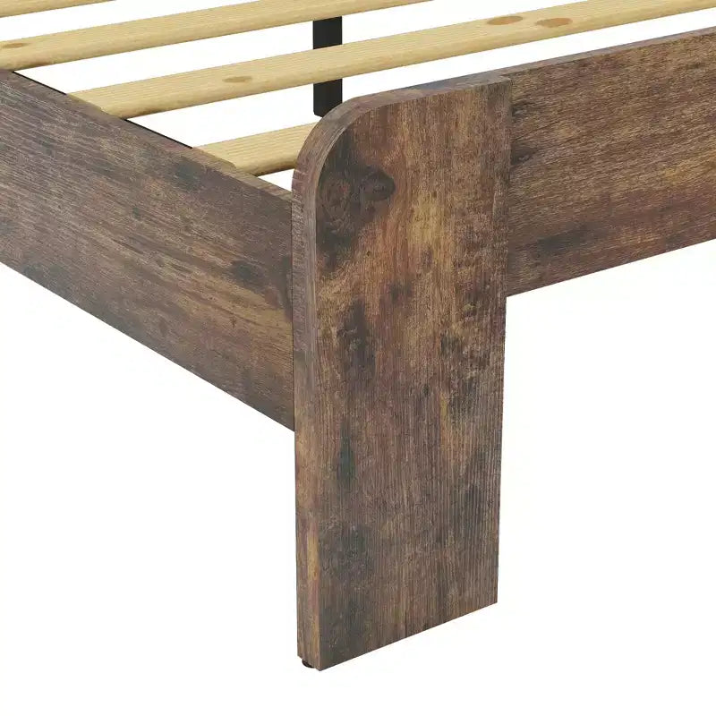 Lit double plateforme de style industriel