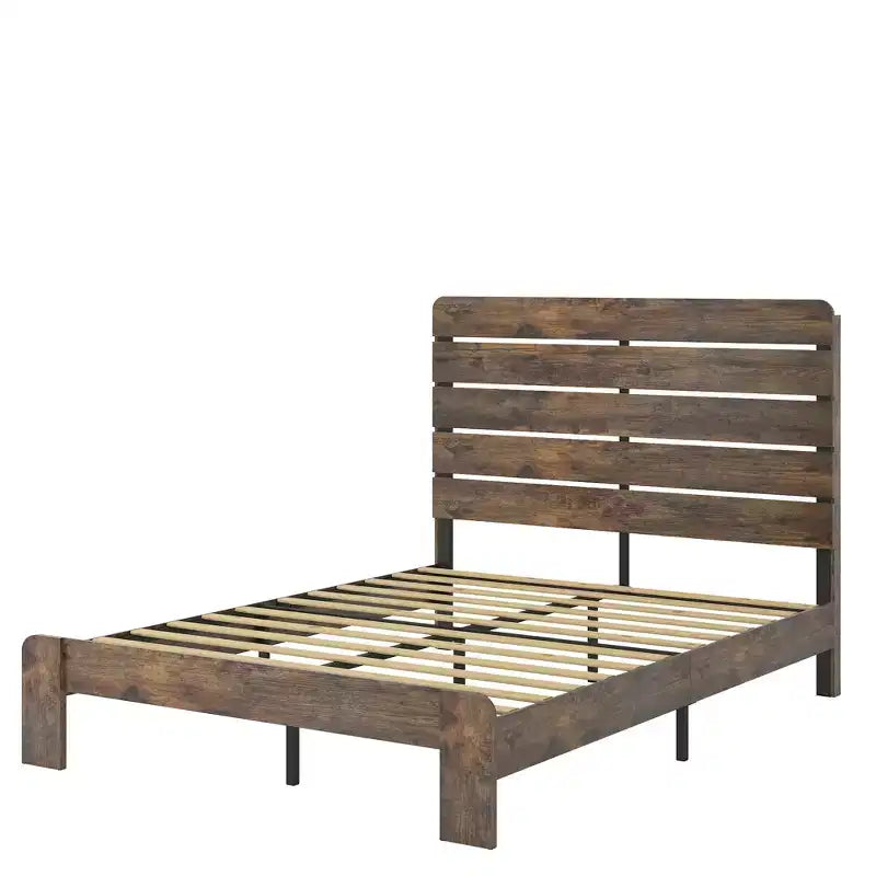 Lit double plateforme de style industriel