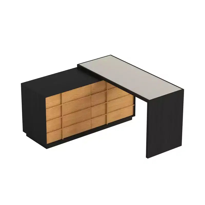 Bureau moderne extensible et rotatif