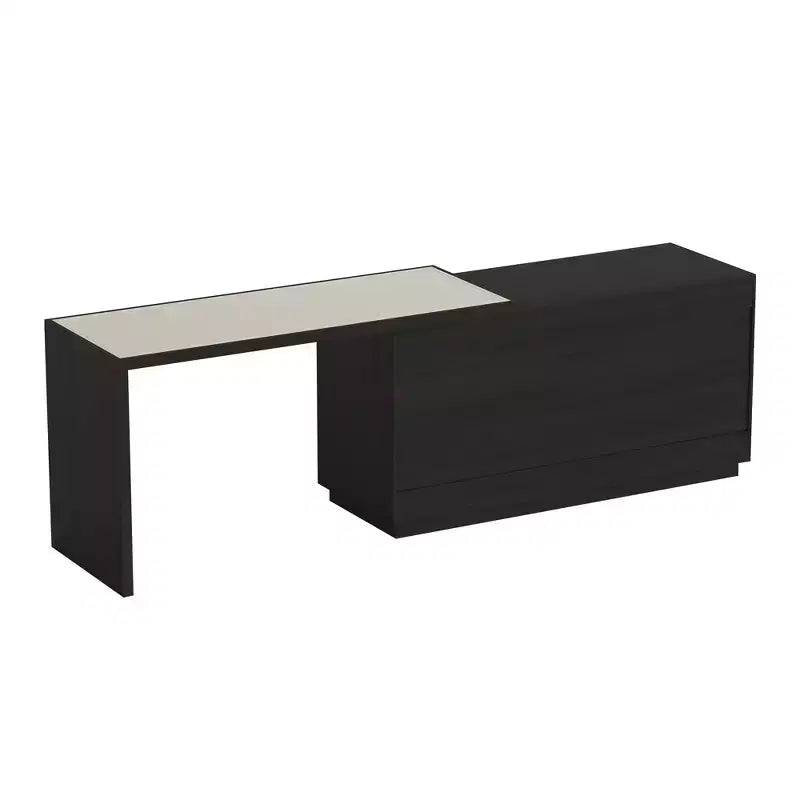 Bureau moderne extensible et rotatif