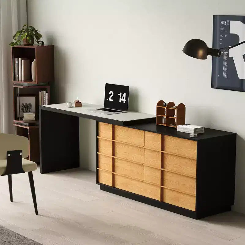 Bureau moderne extensible et rotatif