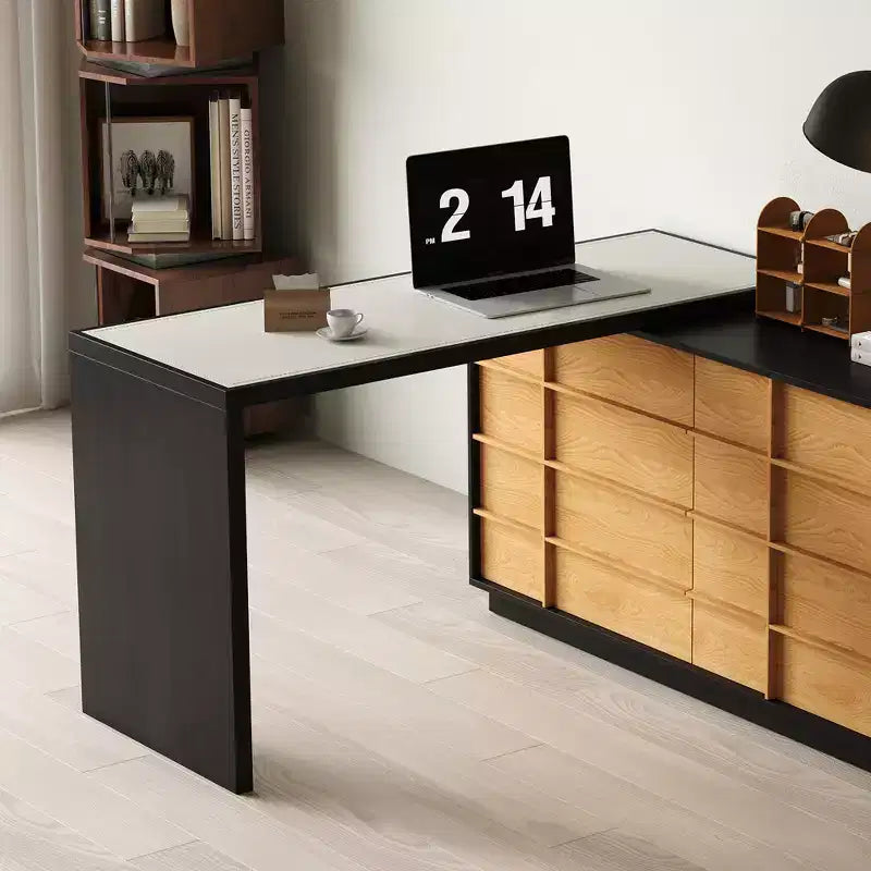 Bureau moderne extensible et rotatif