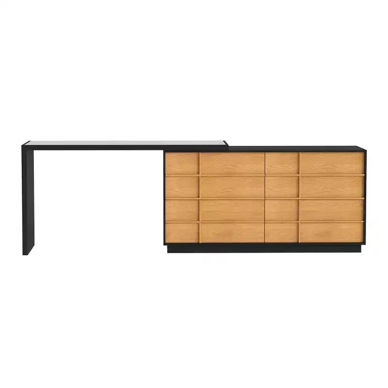 Bureau moderne extensible et rotatif