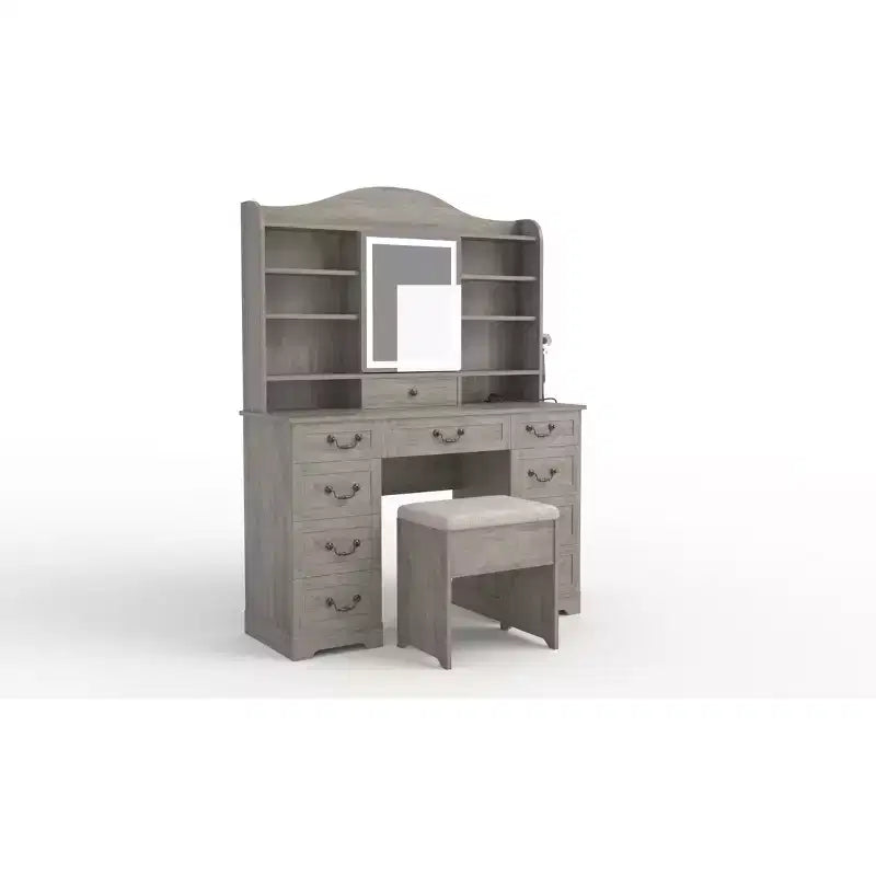 Coiffeuse avec tiroir et miroir