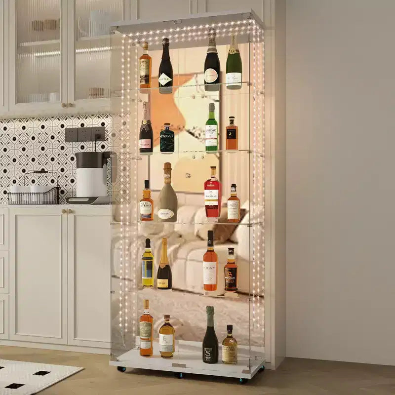 Vitrine en verre trempé