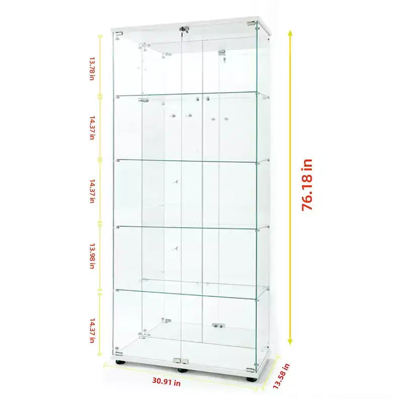 Vitrine en verre trempé