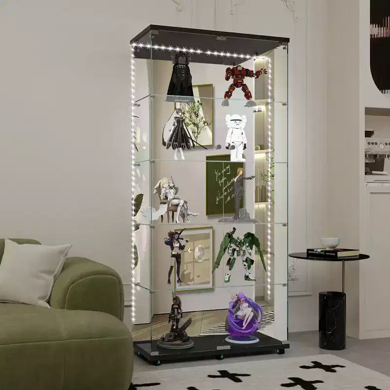 Vitrine en verre trempé