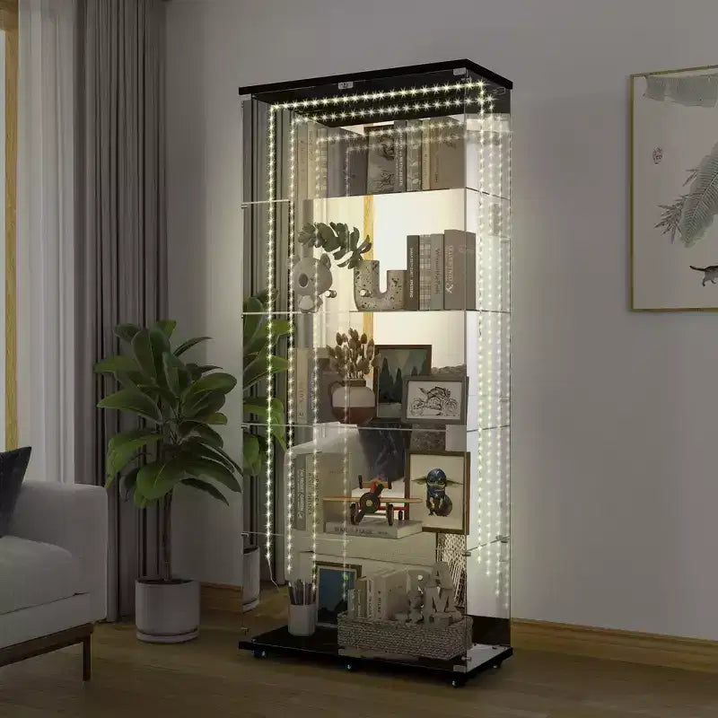 Vitrine en verre trempé