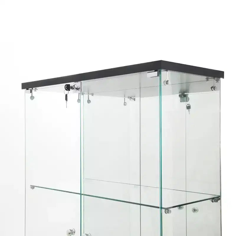 Vitrine en verre trempé