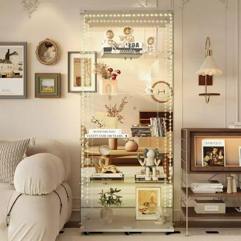 Vitrine en verre trempé