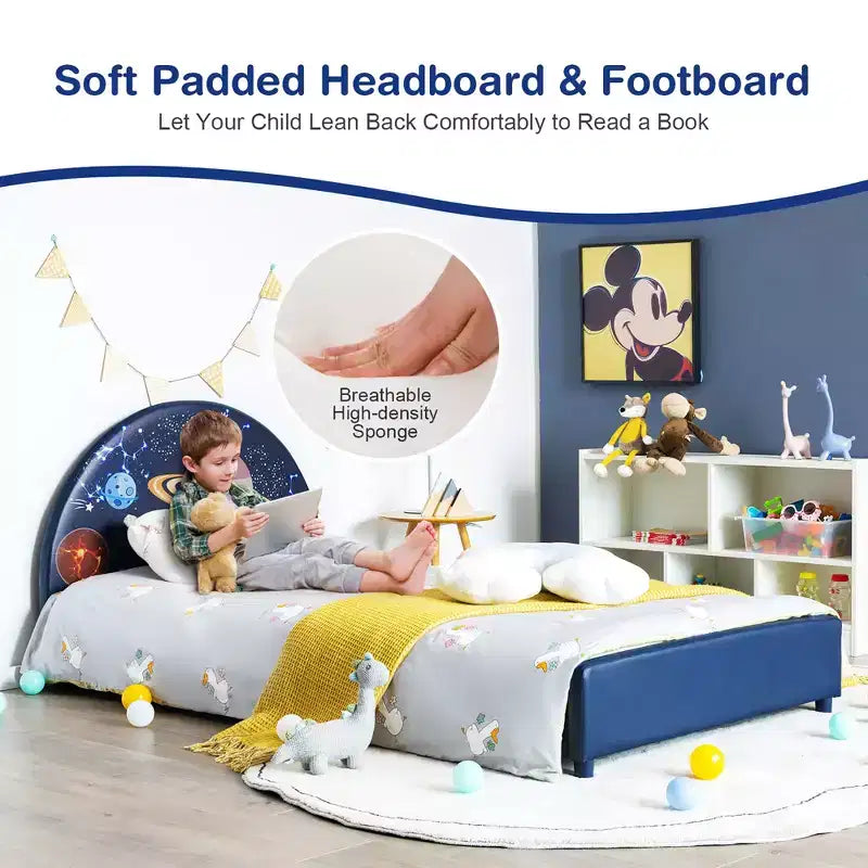 Lit plateforme souple pour enfants