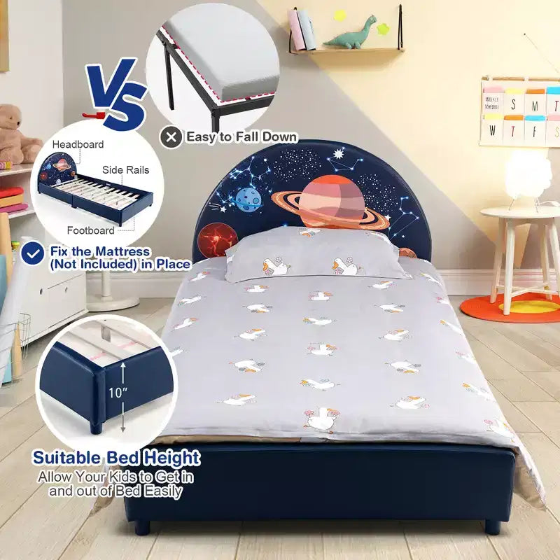 Lit plateforme souple pour enfants