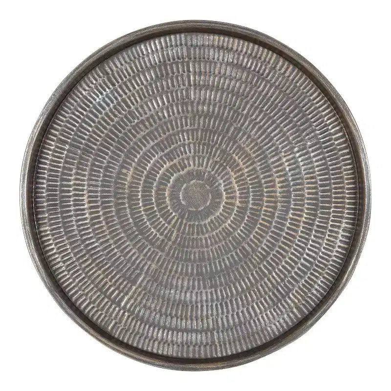 Table basse ronde en métal