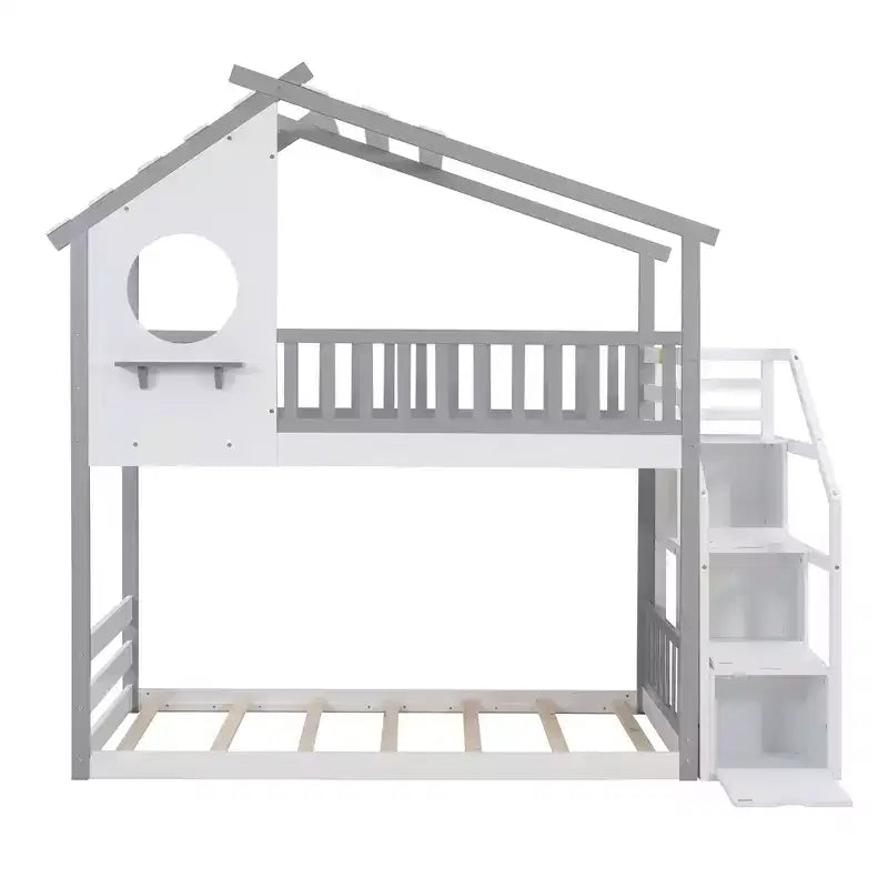 Lit superposé cabane
