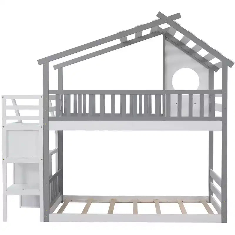 Lit superposé cabane